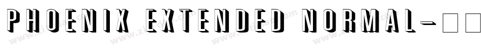 Phoenix Extended Normal字体转换